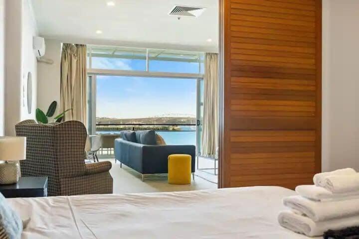 Relaxing Sea Wharf View Apartment Окленд Экстерьер фото